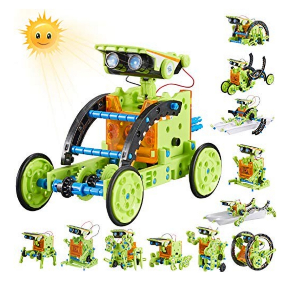 NIB 12 in 1 Solar Robot Creation Kit